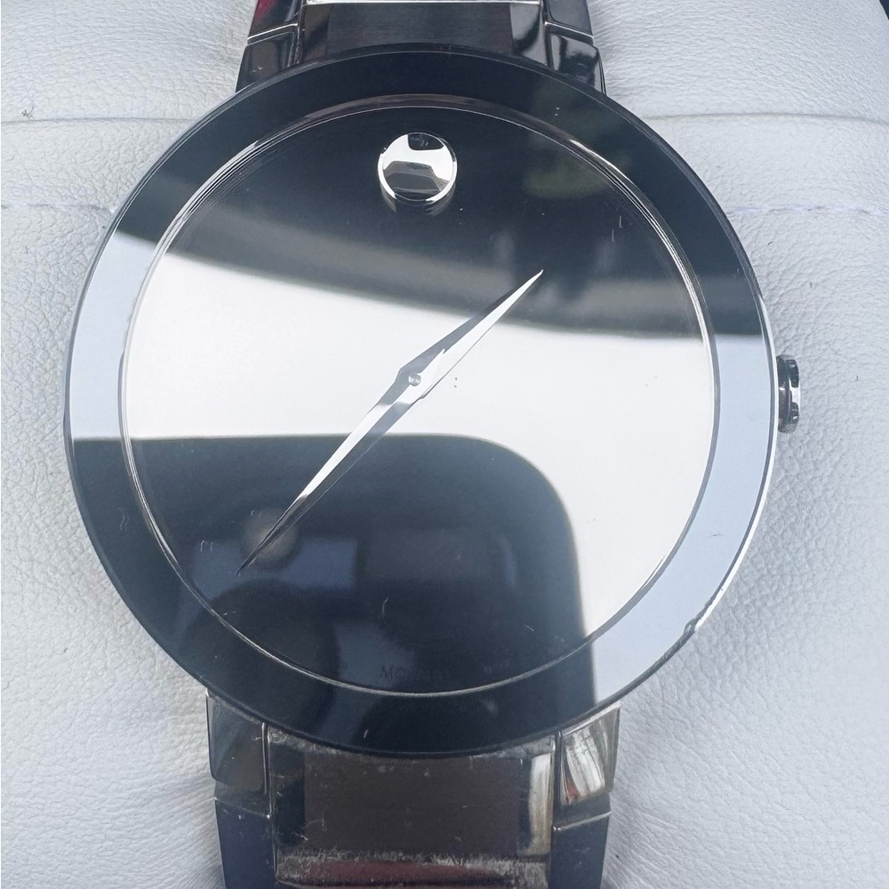 Movado Silver Watch